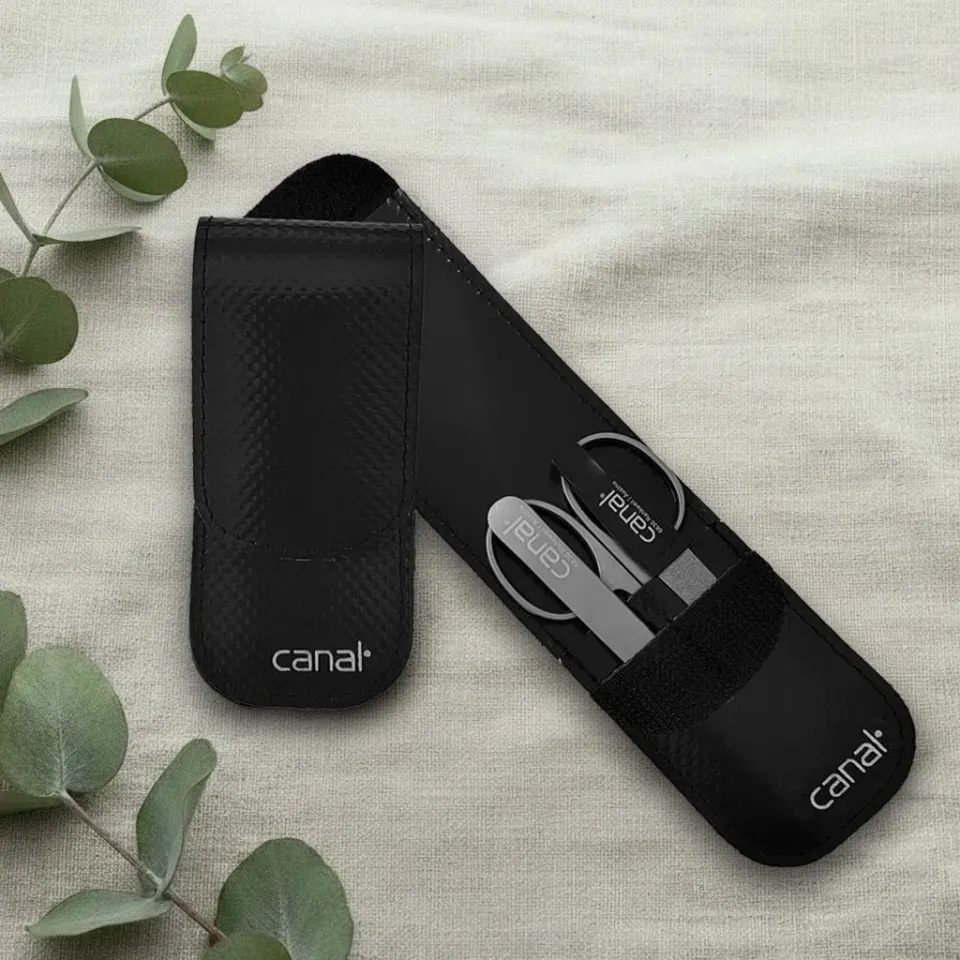 Canal Reise-Etui silber Maniküre-Set 3-teilig LKW-Plane