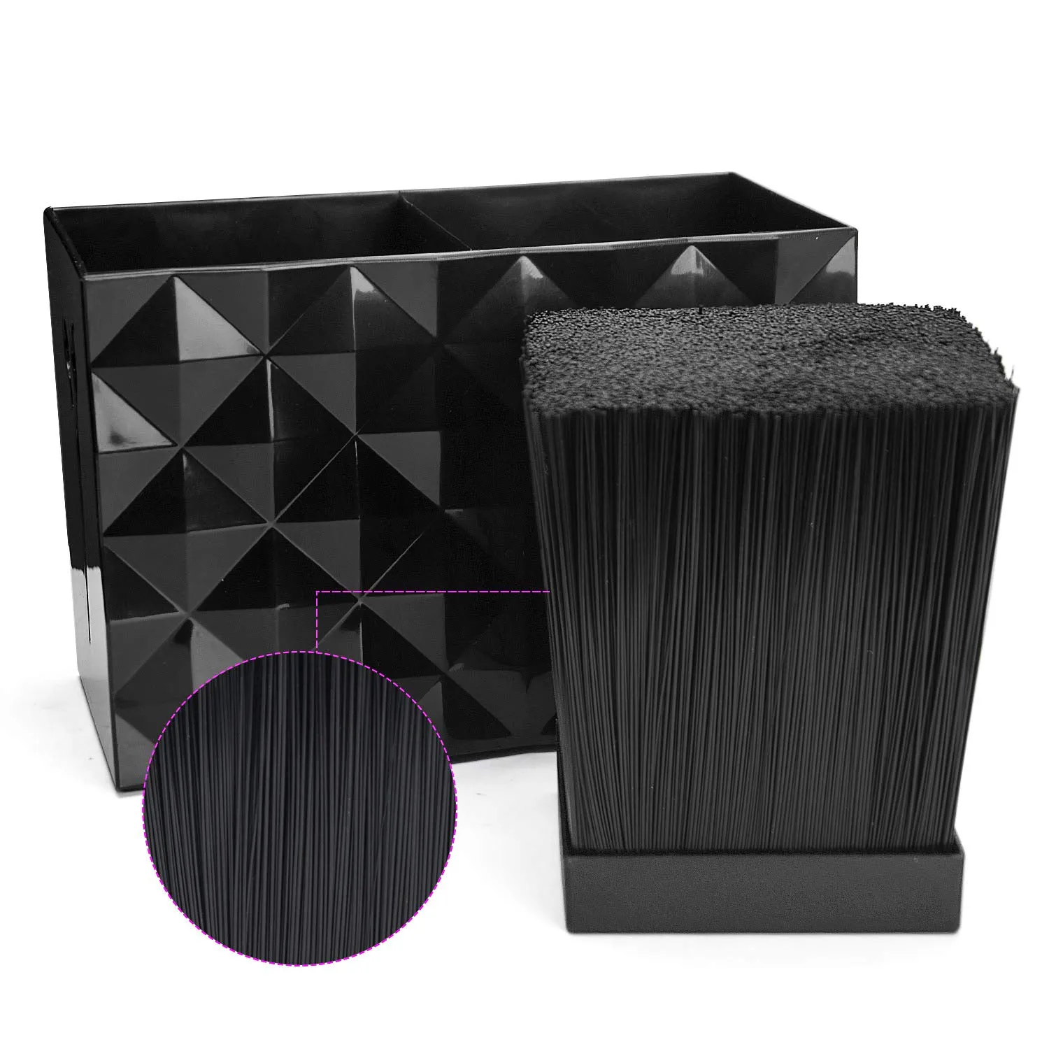Noverlife Scherenhalter Aufbewahrungsbox Schwarz 14x8,9 cm