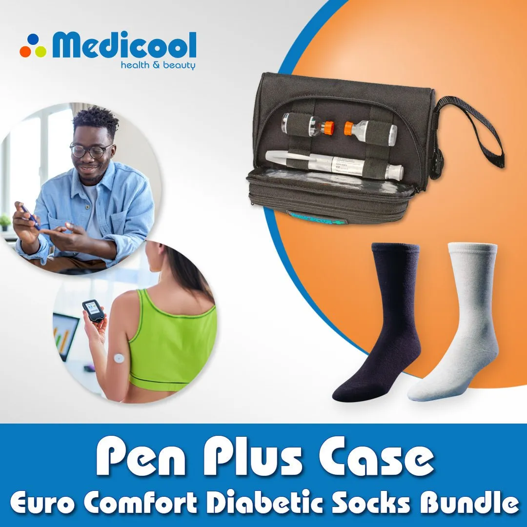 Medicool PenPlus Kühltasche + Socken M schwarz Set