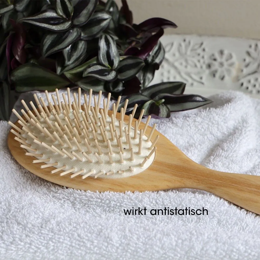 Canal Instrumente Haarbürste Holzstifte breit 22 cm