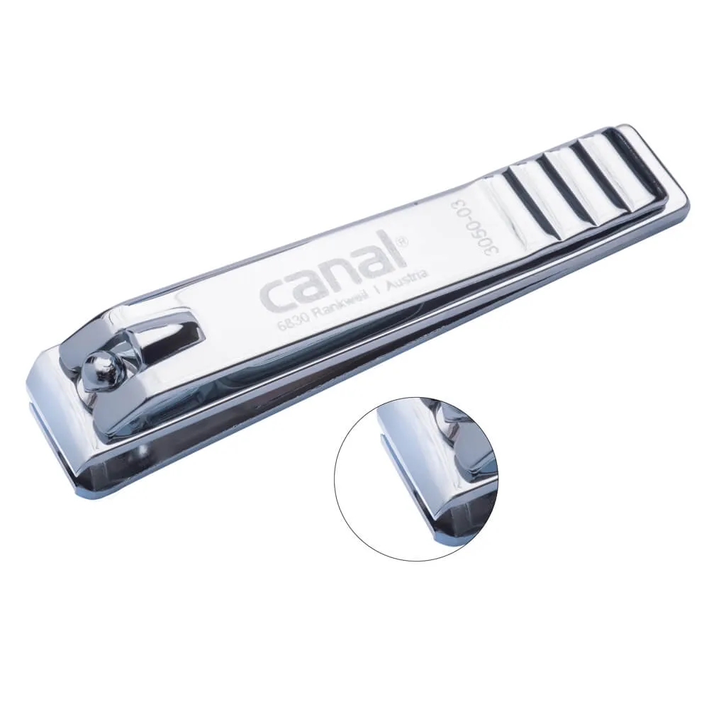 Canal Nagelknipser groß Fußnagelknipser gebogen 8 cm