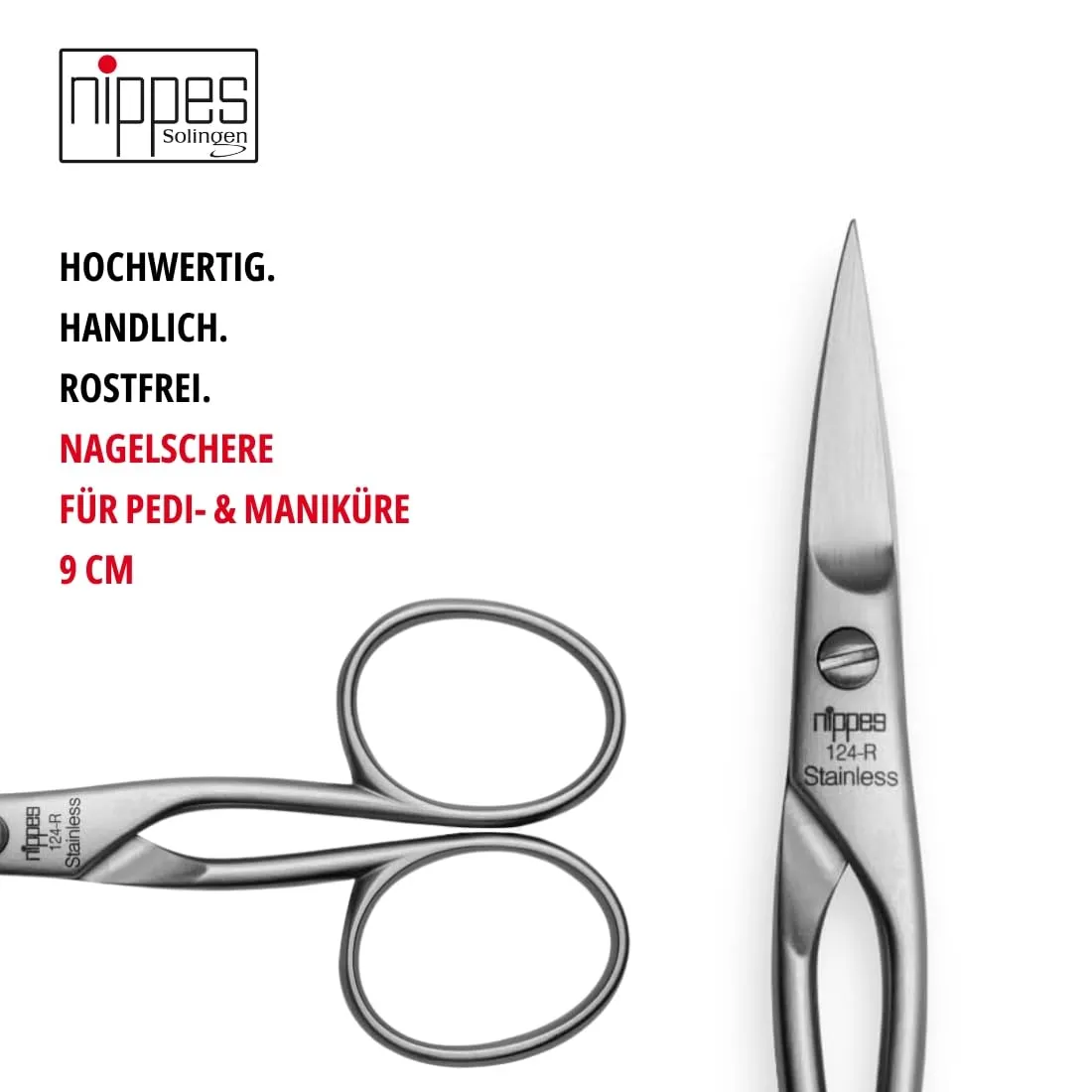 Nippes Solingen Classic 124R Nagelschere 9cm rostfrei