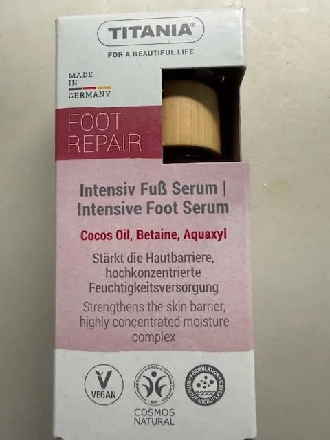 Titania Intensiv Fußserum 30 ml Kokosöl vegan