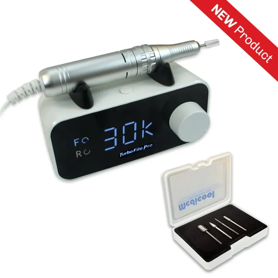 Medicool TurboFile Pro Nagelfräser mit Bit Kit 2 Set