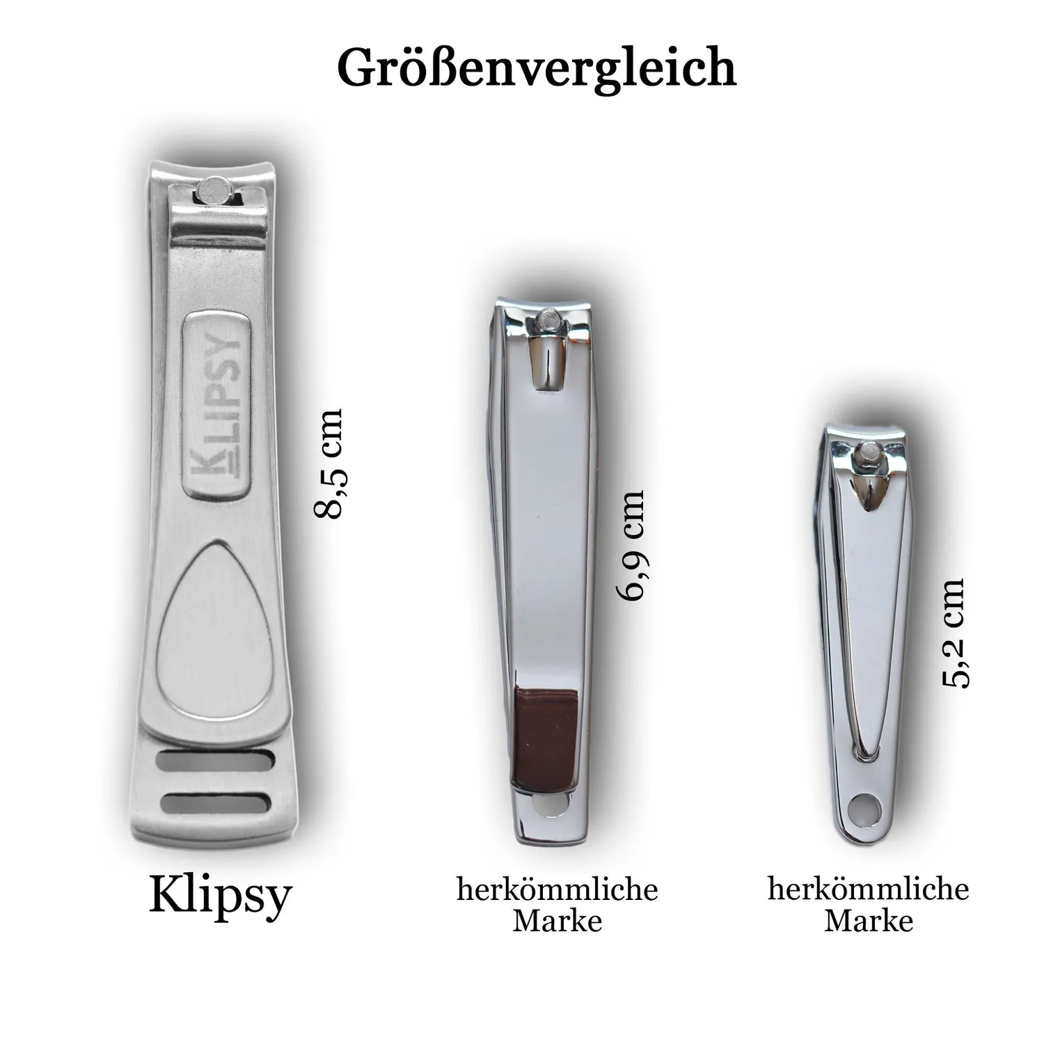 K-Pro Nagelknipser Edelstahl gebogen 8,5 cm mit Feile