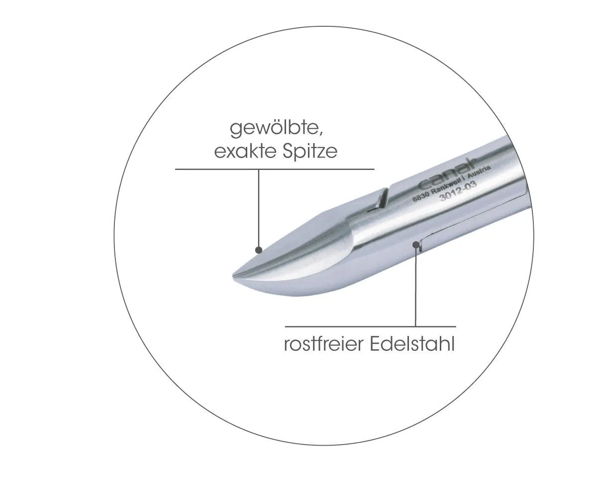 Canal Instrumente Nagelzange 11 cm Zange rostfrei