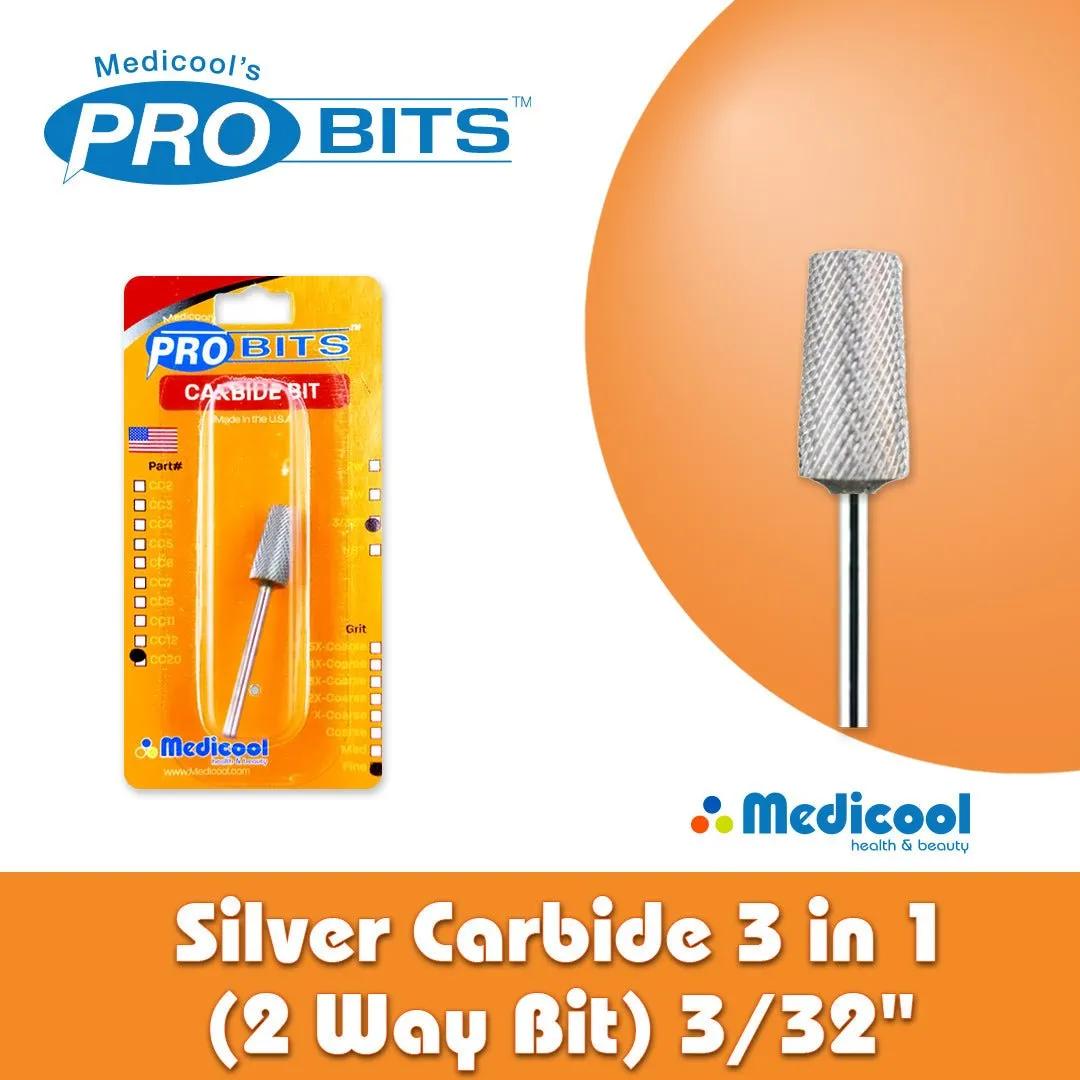 Medicool Silver Carbide 3in1 Fräsbit CC20 Medium 2-Wege