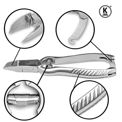 K-Pro Fußnagelzange 14 cm Edelstahl dicke Nägel