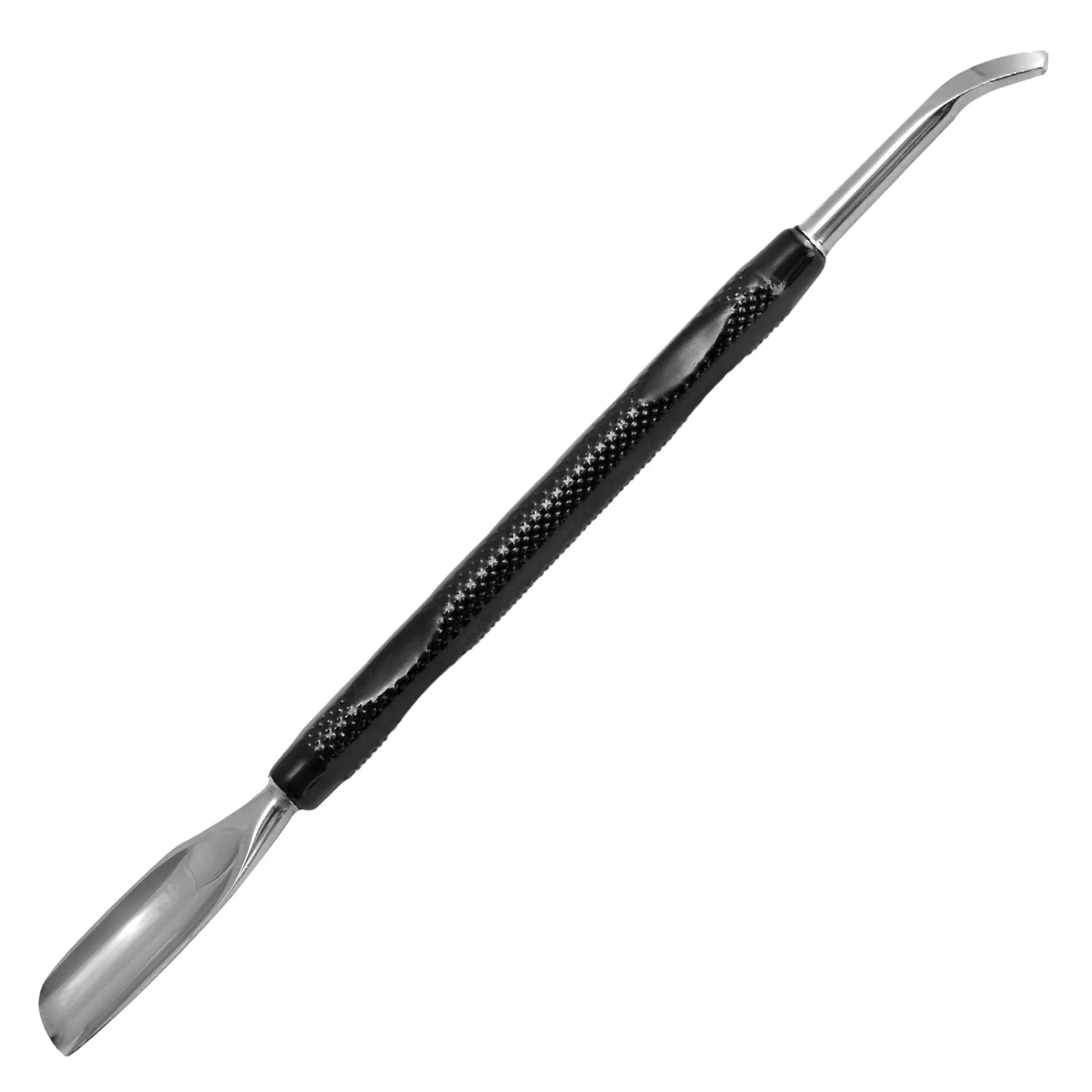 K-Pro Nagelhautschieber Edelstahl Schwarz 2-in-1