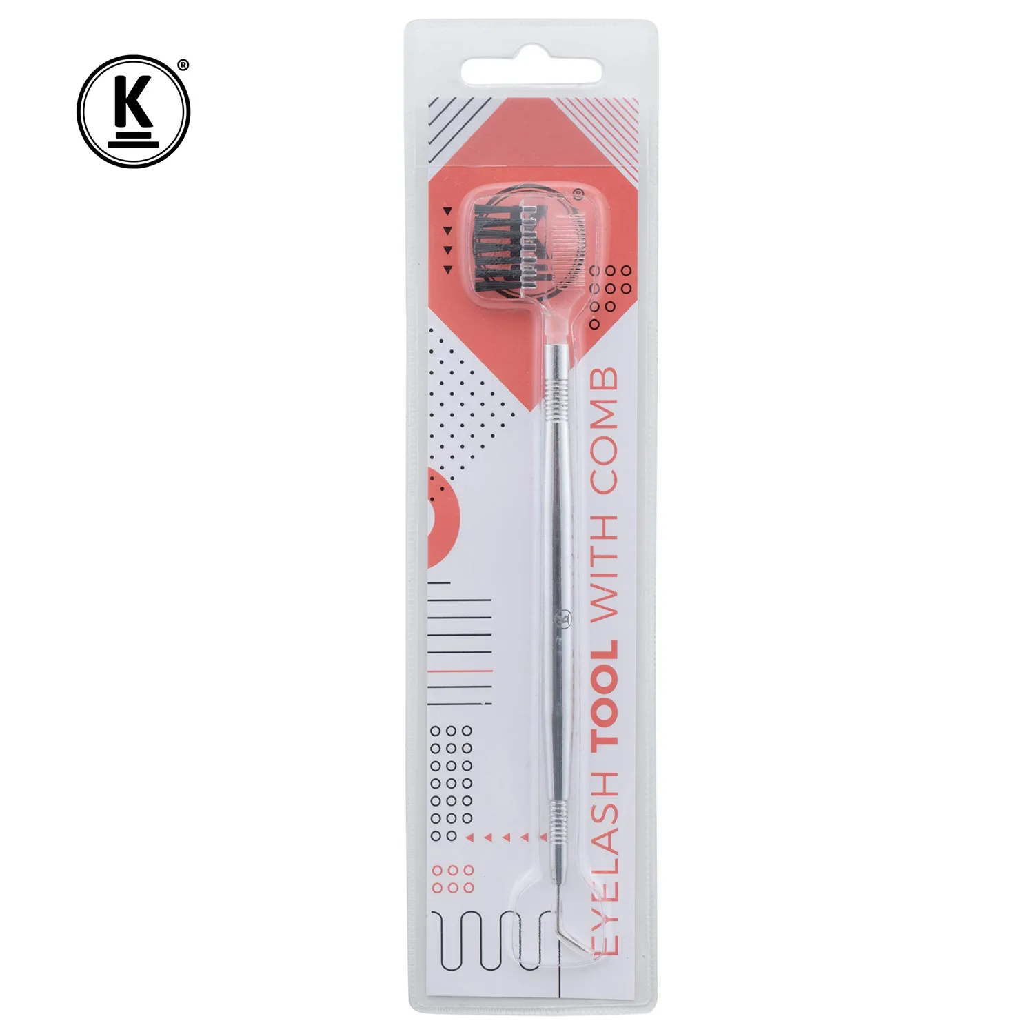 K-Pro Wimperntrenner Augenbrauenkamm Edelstahl