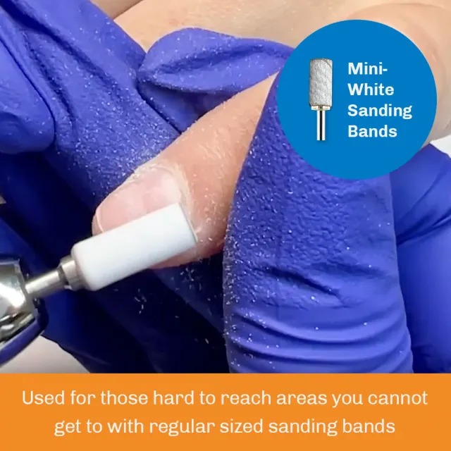 Medicool Mini Schleifbänder Weiß Medium 100 Stück mild