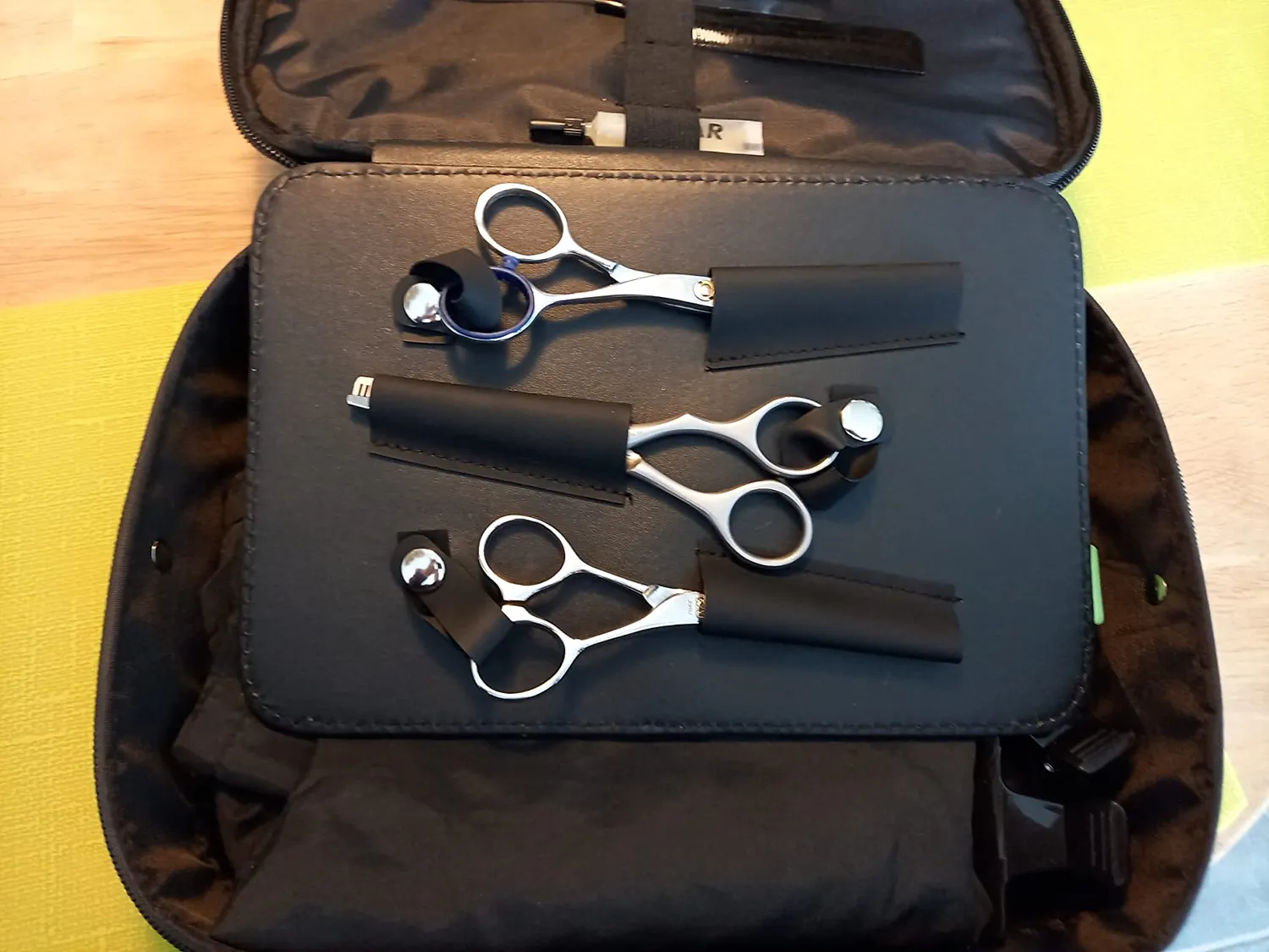 Noverlife Friseurtasche Schwarz Organizer groß