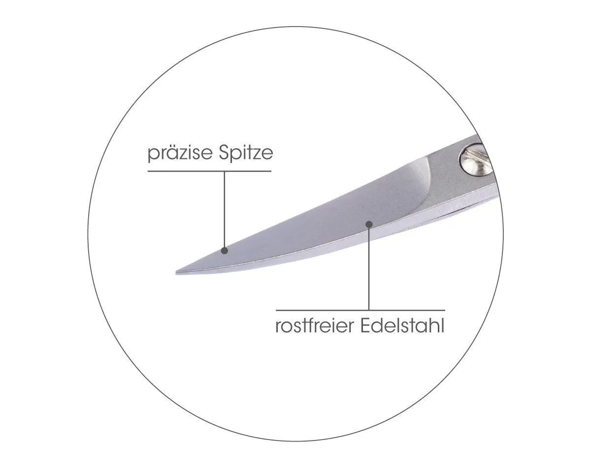 Canal Instrumente Fußnagelschere gebogen rostfrei 10 cm