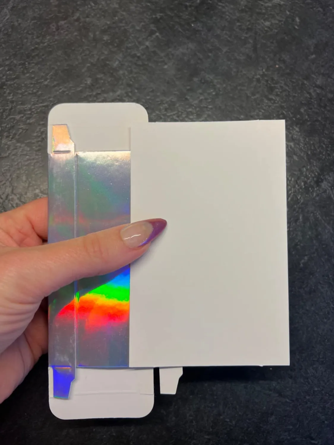 Noverlife Nagelbox Holografisch Fenster 30er Set Karten