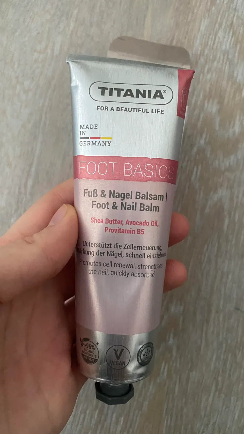 Titania Fuß- & Nagel Balsam 100 ml Sheabutter Biotin vegan