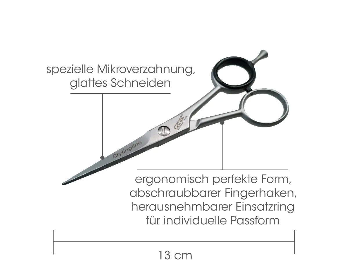 Canal Instrumente 1017-01 Haarschere rostfrei 13 cm