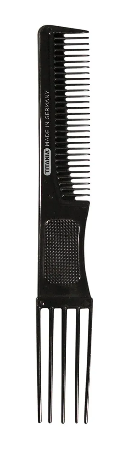 Titania Hair Toupierkamm 17,5 cm schwarz Volumen