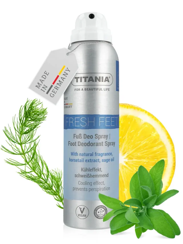 Titania Fuß Deo Spray zitrisch-frisch 150 ml vegan