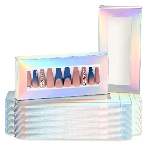 Noverlife Nagelbox Holografisch Fenster 30er Set Karten