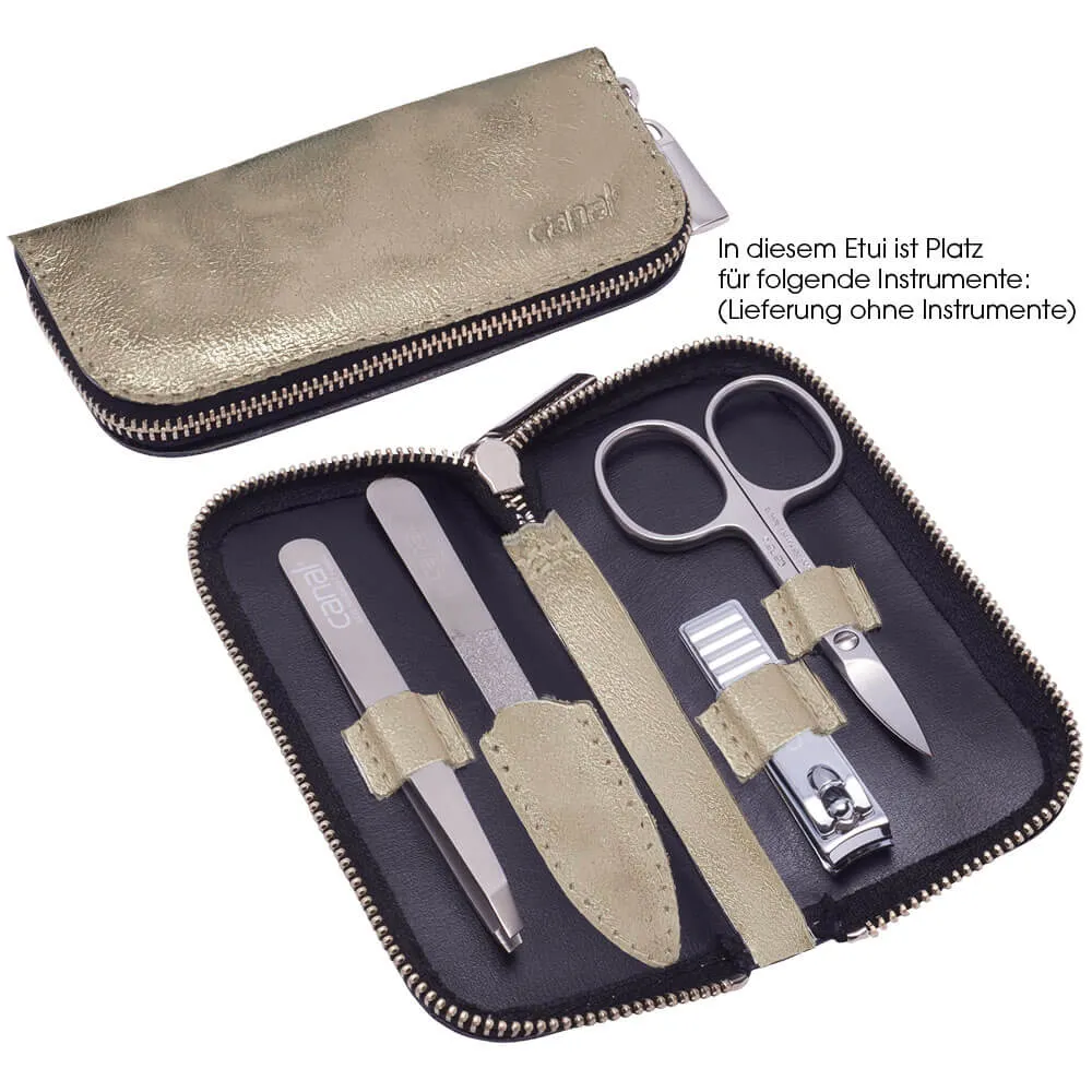 Canal Instrumente 5381 Maniküre-Etui Leder leer Schwarz