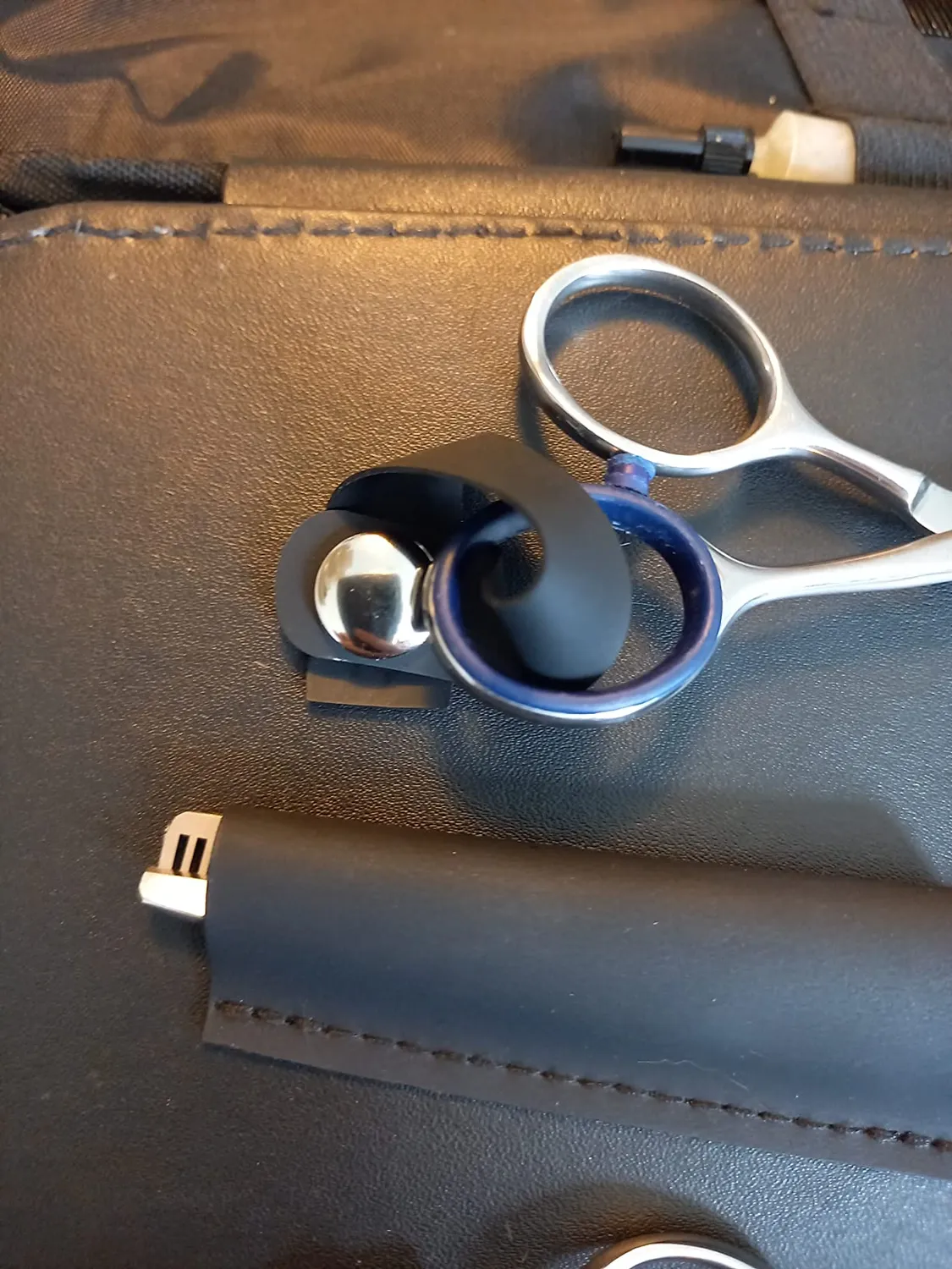 Noverlife Friseurtasche Schwarz Organizer groß