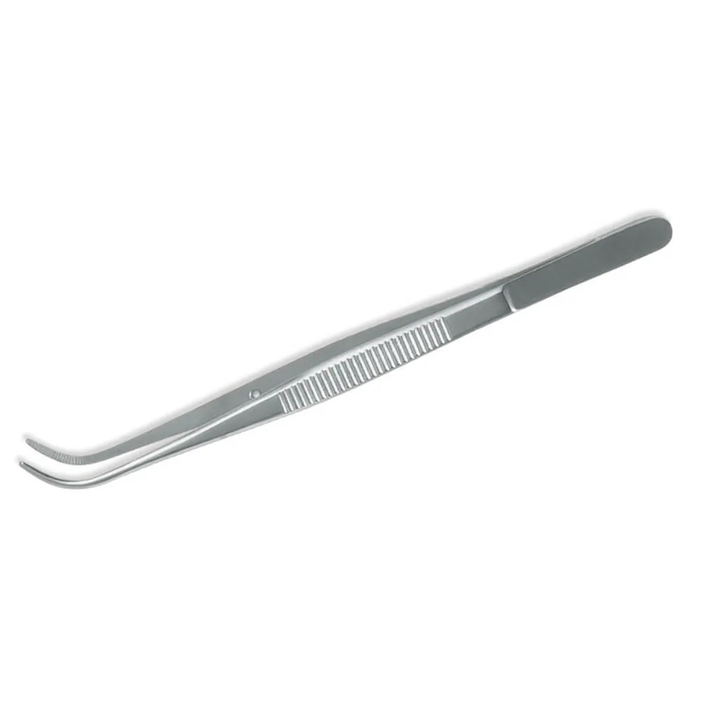 Canal Instrumente Spezialpinzette gebogen Pinzette 13 cm rostfrei