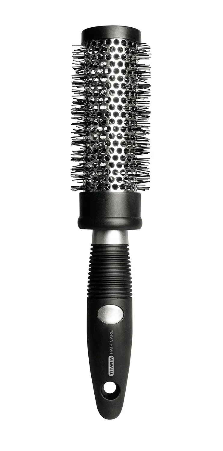 Titania Fönwellbürste Rundbürste 5 cm Gummigriff