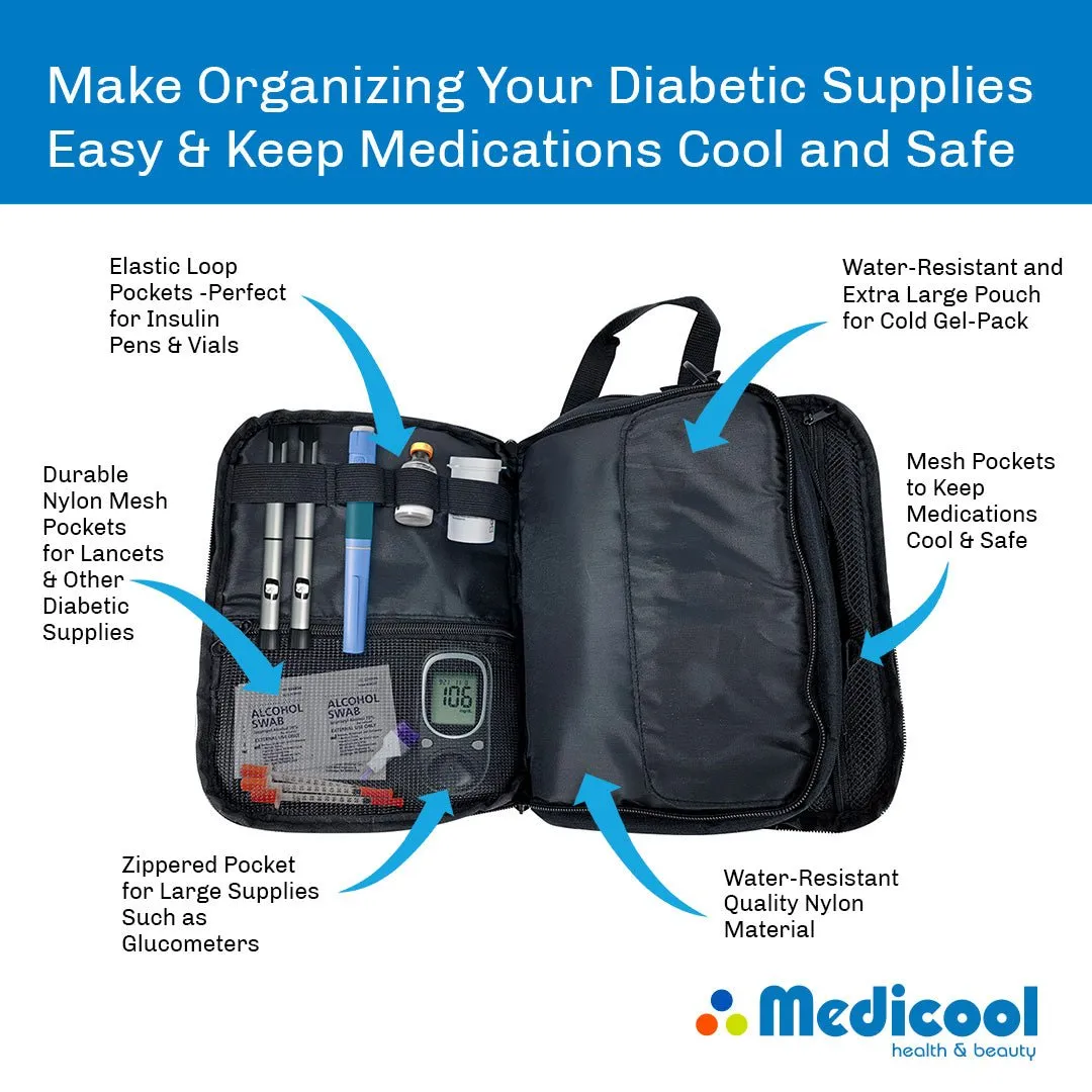 Medicool Dia-Pak Elite Plus Kühltasche Set isoliert
