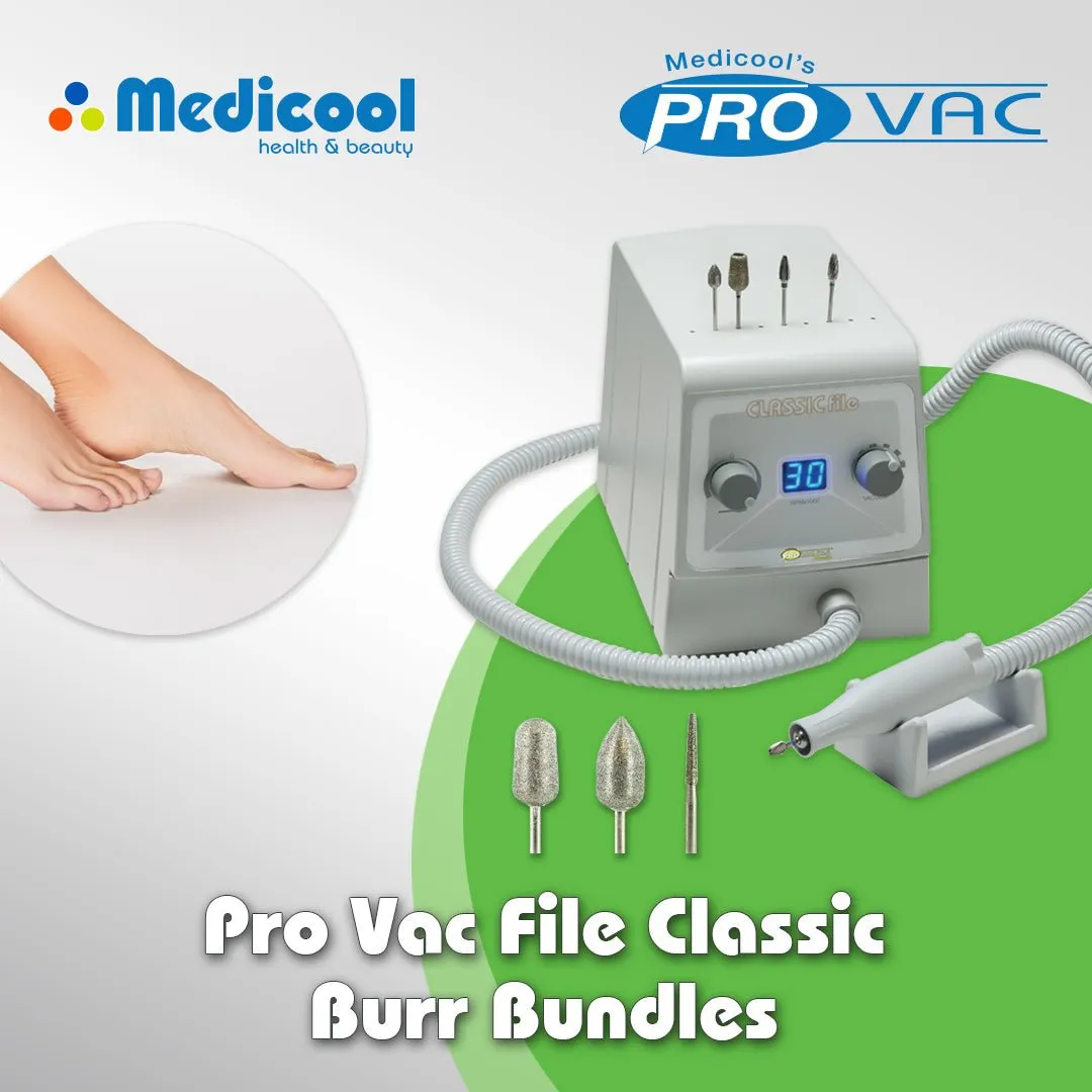Medicool Pro Vac File Classic Podologiefräser mit Set