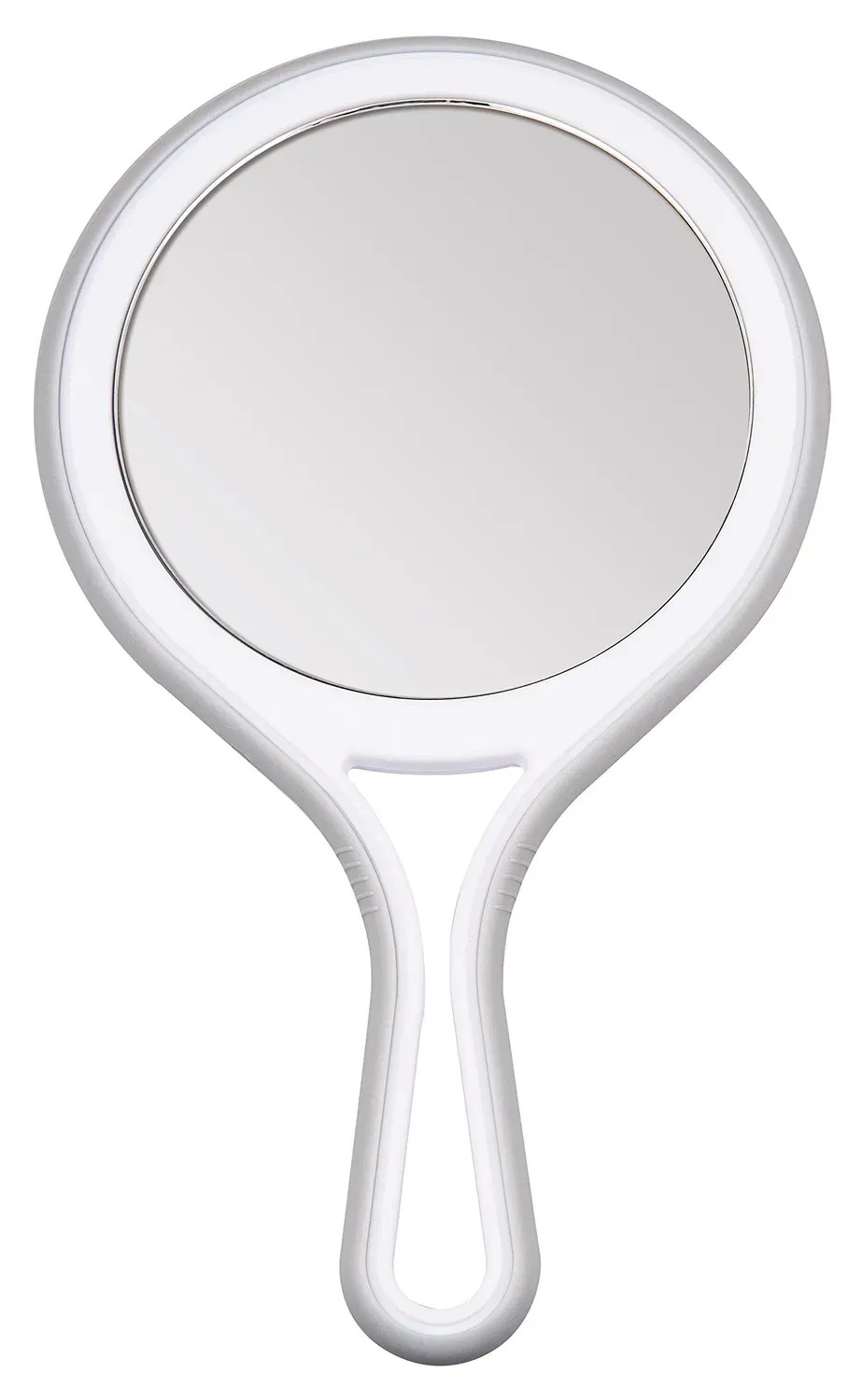 Titania Handspiegel 5-fach Vergrößerung grau 27 cm