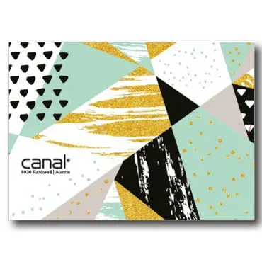 Canal Geschenkverpackung klein Karton 18,5 cm natur