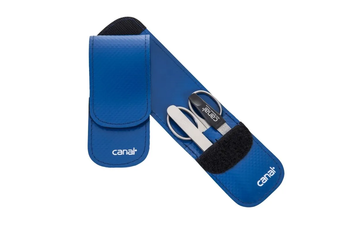 Canal Reise-Etui silber Maniküre-Set 3-teilig LKW-Plane