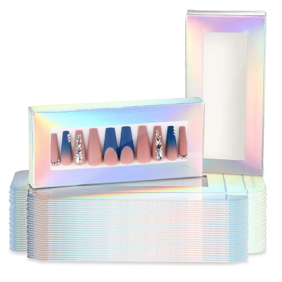 Noverlife Nagelbox Holografisch Fenster 30er Set Karten