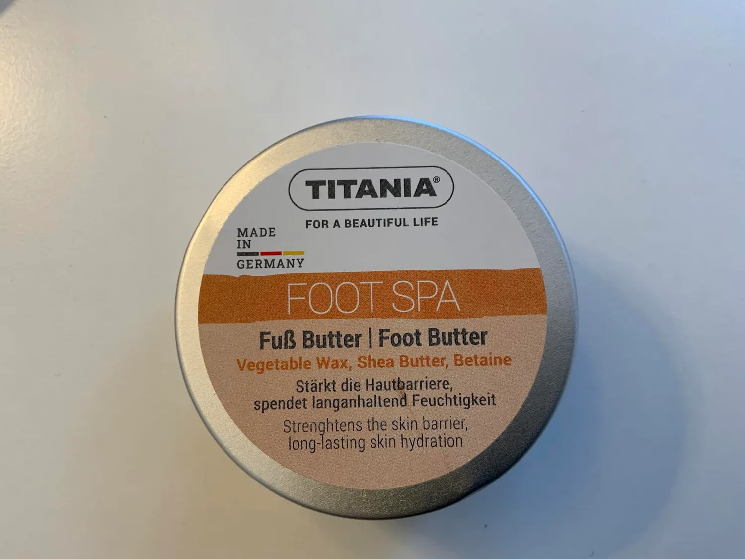 Titania Fußbutter Fußcreme 100 ml Sheabutter