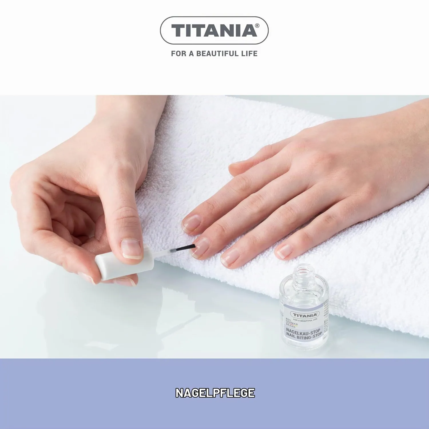 Titania Nagel Kau-Stop Lack 10 ml 2er Pack bitter