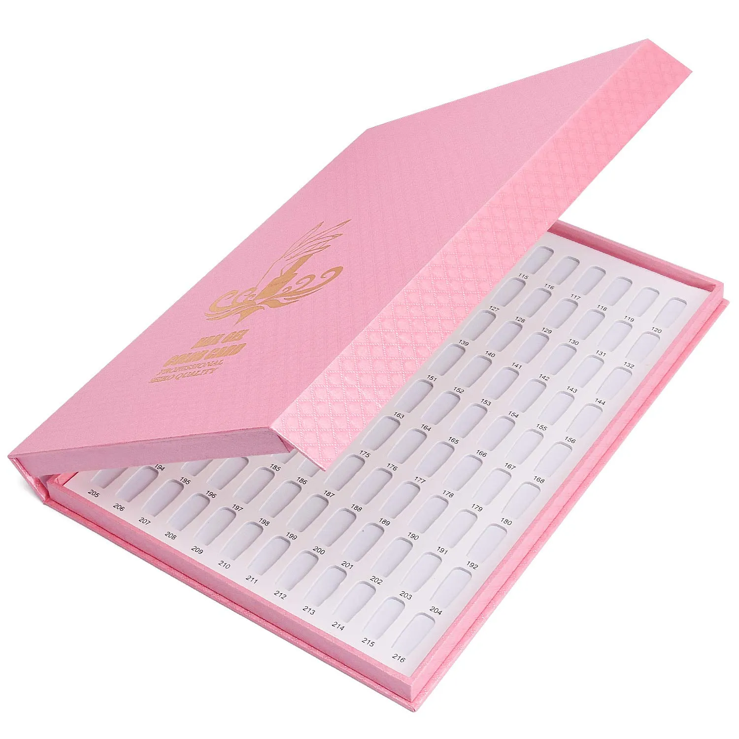 Noverlife 216 Nagel Farbkarte Buch Rosa 240 Tips