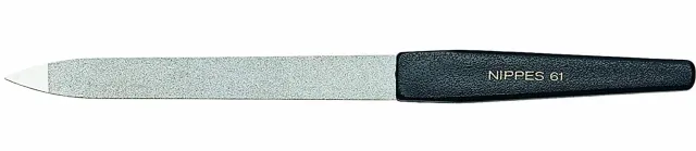 Nippes Solingen Saphir-Nagelfeile 16 cm verchromt grob fein