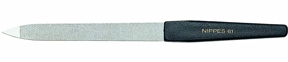 Nippes Solingen Saphir-Nagelfeile 16 cm verchromt grob fein