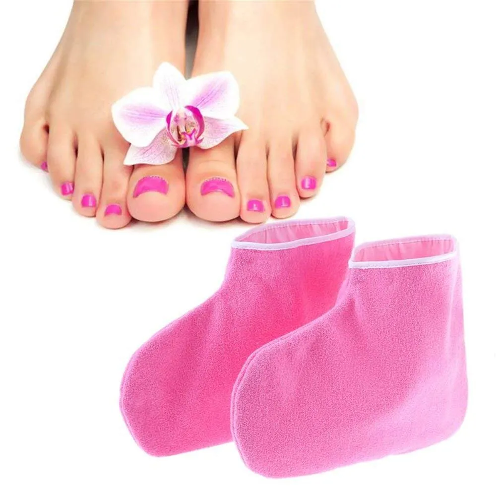 Noverlife Paraffin Handschuhe Stiefeletten Pink Set