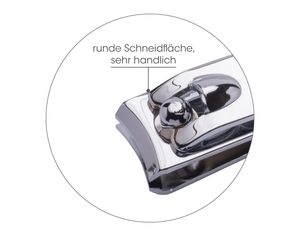 Canal Nagelknipser klein 6 cm vernickelt rund
