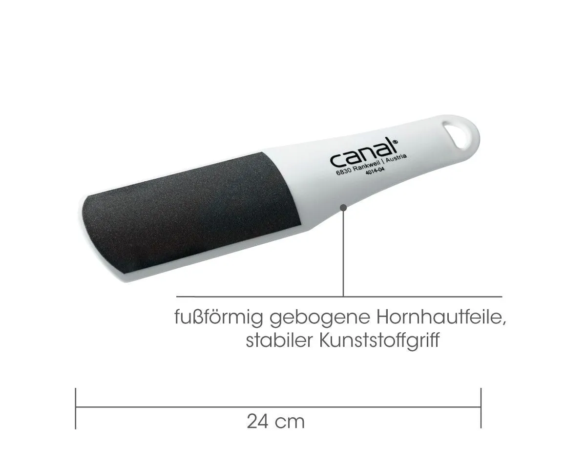Canal Instrumente Fußschmeichler Hornhautfeile 24 cm doppelseitig