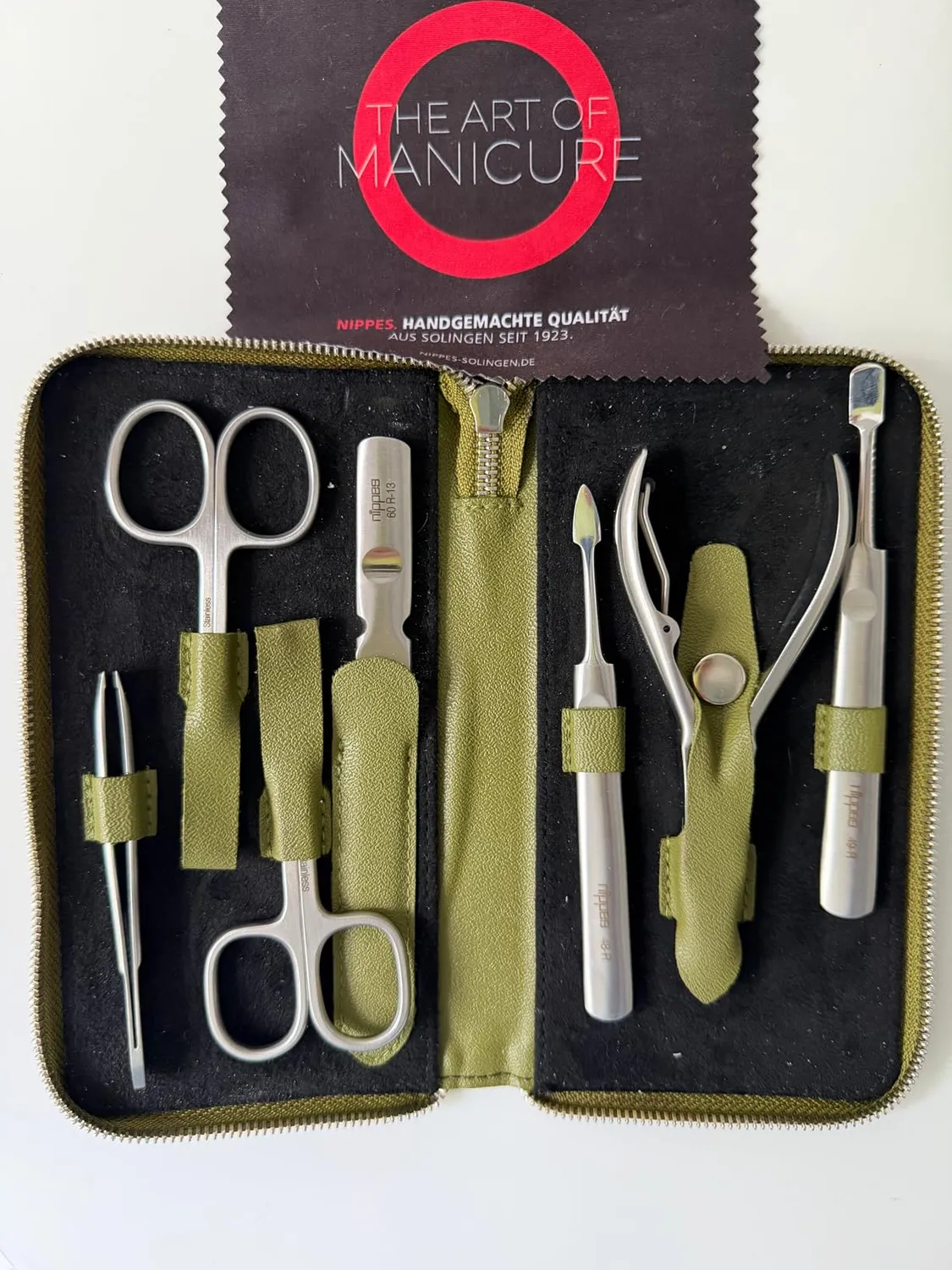 Nippes Solingen Verde Maniküre-Set 3-teilig Eukalyptus vegan