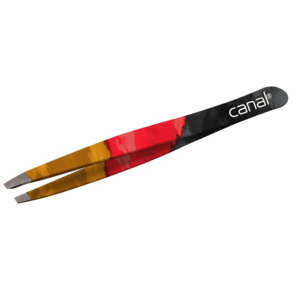 Canal Haarpinzette Farbzauber rot Edelstahl