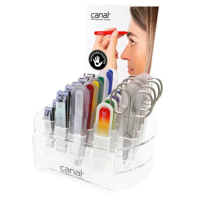 Canal Instrumente Acryl-Runddisplay 24-teilig bestückt