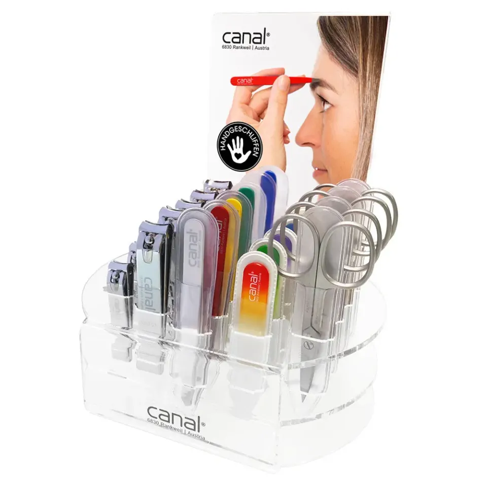Canal Instrumente Acryl-Runddisplay 24-teilig bestückt