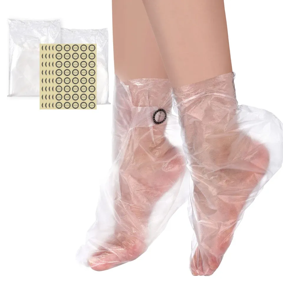Noverlife Paraffin Einweg-Füßlinge transparent 200 Stück