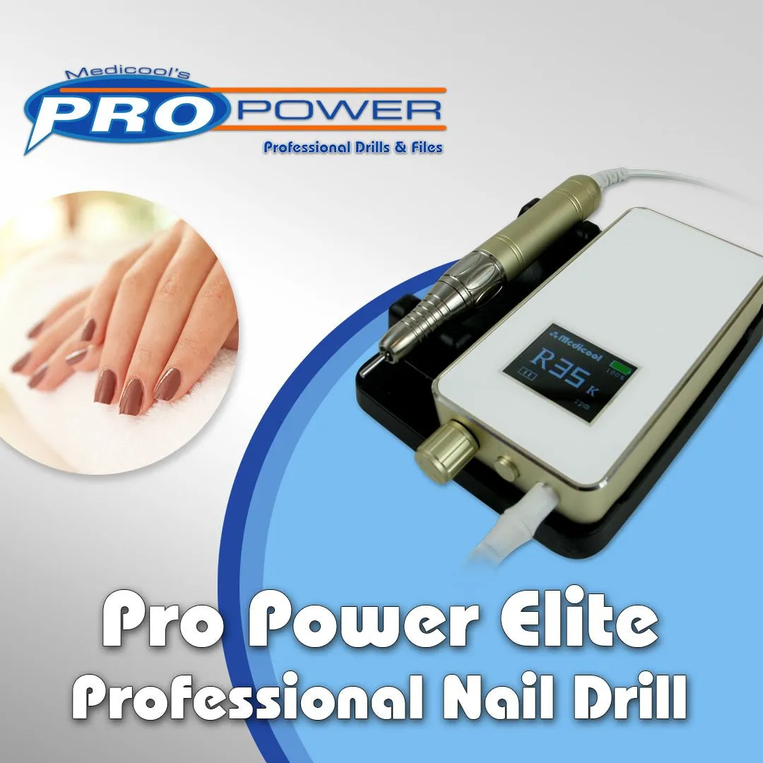 Medicool Pro Power Elite Nagelfräser Akku 35.000 U/min