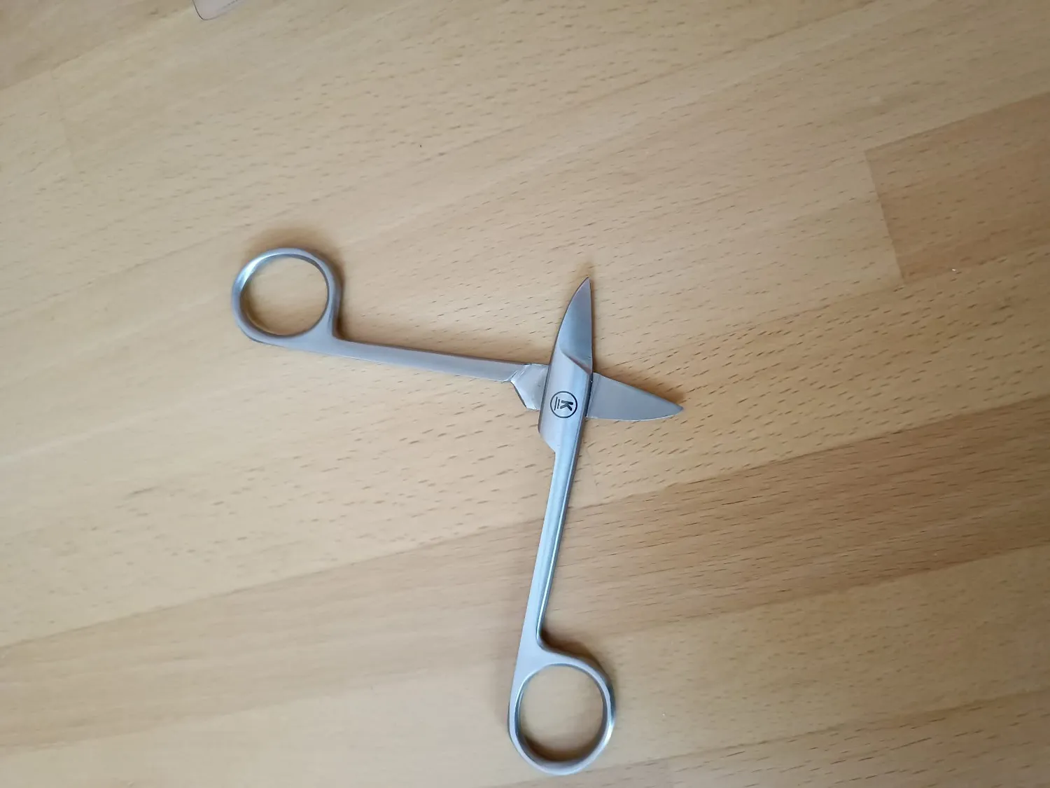 K-Pro Fußnagelschere gebogen Schere 11 cm Chirurgenstahl scharf