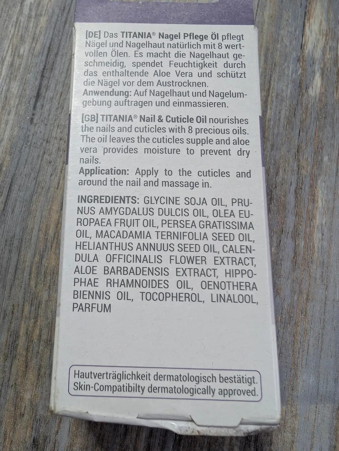 Titania Nagelöl Roller Cuticle Oil 10 ml vegan