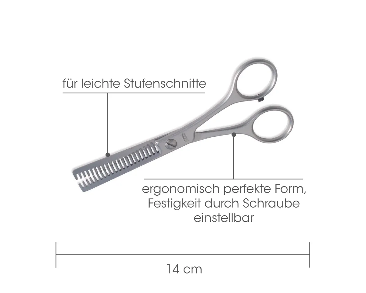 Canal Instrumente Effilierschere 14 cm Schere rostfrei